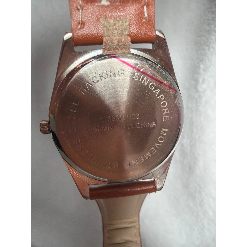 Vintage PierCarlo d'Alessio Watch New Original Box Roman Numeral 17353/04/06